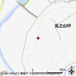 愛媛県西条市兎之山甲64周辺の地図