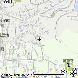 愛媛県松山市谷町714周辺の地図