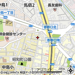 福岡県北九州市小倉北区昭和町1-9周辺の地図