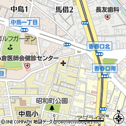 福岡県北九州市小倉北区昭和町2周辺の地図