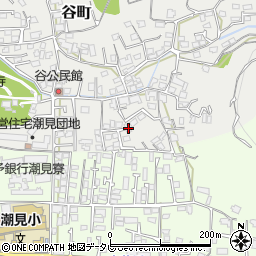 愛媛県松山市谷町11周辺の地図