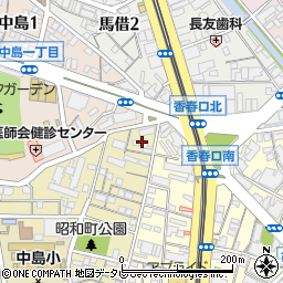 福岡県北九州市小倉北区昭和町1周辺の地図