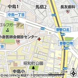 福岡県北九州市小倉北区昭和町2-7周辺の地図