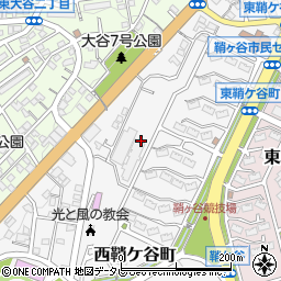 福岡県北九州市戸畑区西鞘ケ谷町6周辺の地図