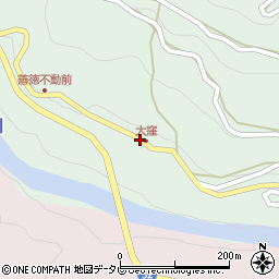 金光教祖谷教会周辺の地図