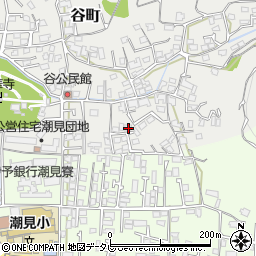 愛媛県松山市谷町13周辺の地図