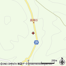 和歌山県田辺市龍神村柳瀬1381-3周辺の地図