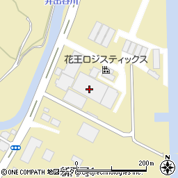 花王　北九州ロジスティクスセンター周辺の地図