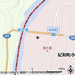 葛大橋周辺の地図