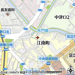 福岡県北九州市小倉北区江南町10周辺の地図