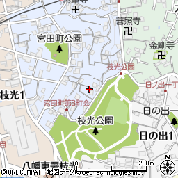 福岡県北九州市八幡東区宮田町16周辺の地図
