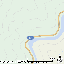 徳島県那賀郡那賀町沢谷滝根周辺の地図