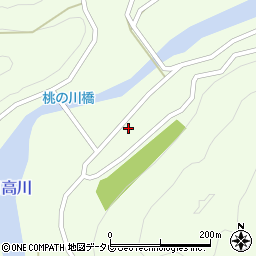 和歌山県田辺市龍神村柳瀬349周辺の地図