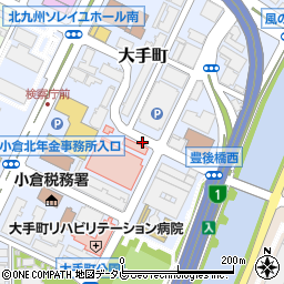 大手町周辺の地図