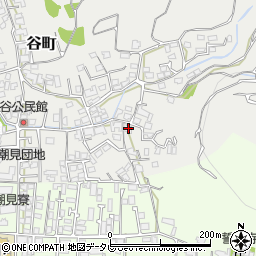 愛媛県松山市谷町723周辺の地図