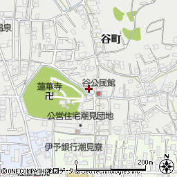 愛媛県松山市谷町255周辺の地図