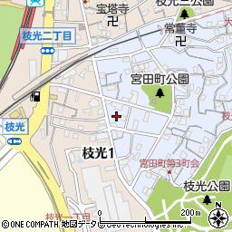 福岡県北九州市八幡東区宮田町4周辺の地図