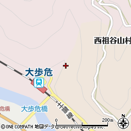 徳島県三好市西祖谷山村徳善171周辺の地図