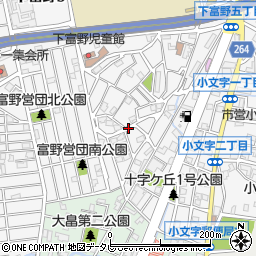小倉百合ヶ丘公園周辺の地図