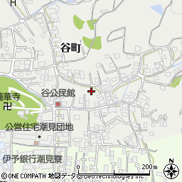 愛媛県松山市谷町270周辺の地図