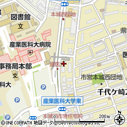 タカサキ薬局産医大前店周辺の地図