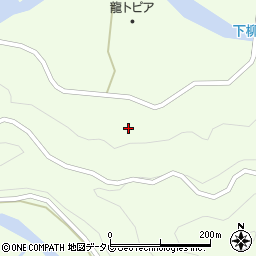 和歌山県田辺市龍神村柳瀬578周辺の地図