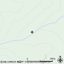 徳島県勝浦郡上勝町福原栩ケ谷周辺の地図