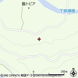 和歌山県田辺市龍神村柳瀬628周辺の地図