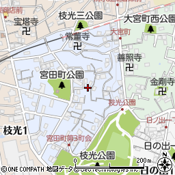 福岡県北九州市八幡東区宮田町周辺の地図