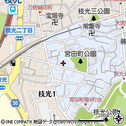 福岡県北九州市八幡東区宮田町7周辺の地図
