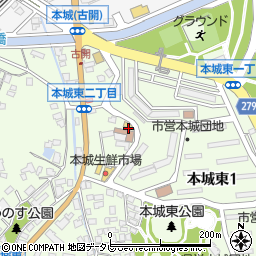 鐘ヶ江鮮魚店周辺の地図