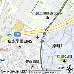 清原硝子店周辺の地図