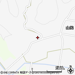 徳島県阿南市桑野町（大谷）周辺の地図