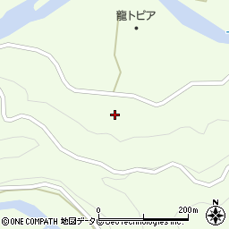 和歌山県田辺市龍神村柳瀬518周辺の地図