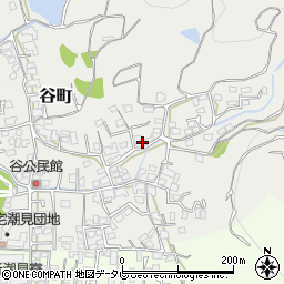 愛媛県松山市谷町283周辺の地図