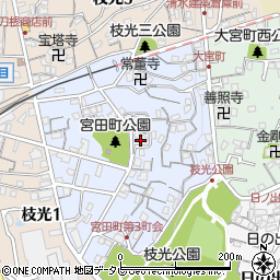 市営宮田町団地周辺の地図