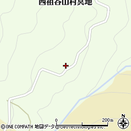 徳島県三好市西祖谷山村冥地192周辺の地図