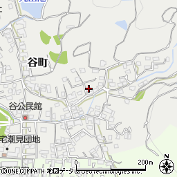 愛媛県松山市谷町282周辺の地図