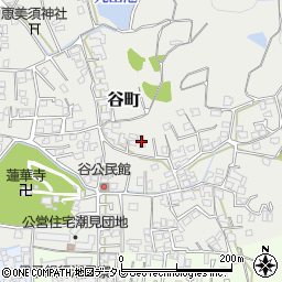 愛媛県松山市谷町324周辺の地図
