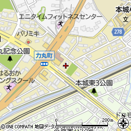 福岡県北九州市八幡西区力丸町22-20周辺の地図