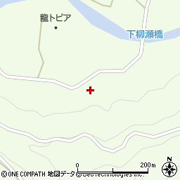 和歌山県田辺市龍神村柳瀬598周辺の地図