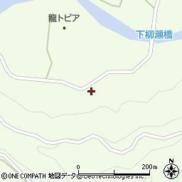 和歌山県田辺市龍神村柳瀬591周辺の地図