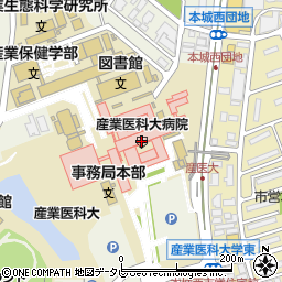 西日本シティ銀行産業医大出張所周辺の地図