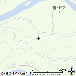 和歌山県田辺市龍神村柳瀬503周辺の地図