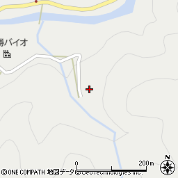 徳島県上勝町（勝浦郡）旭（岡）周辺の地図