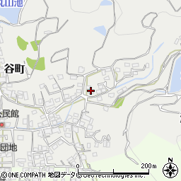 愛媛県松山市谷町735周辺の地図
