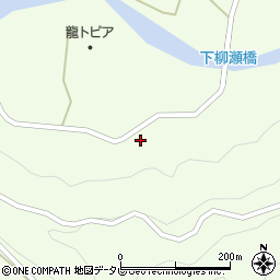 和歌山県田辺市龍神村柳瀬599周辺の地図