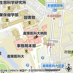 白石書店産業医科大店周辺の地図