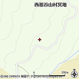 徳島県三好市西祖谷山村冥地24周辺の地図