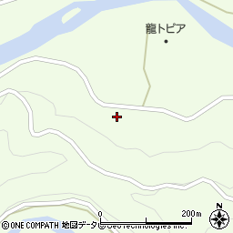 和歌山県田辺市龍神村柳瀬506-5周辺の地図